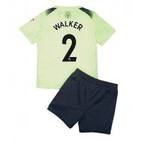 Manchester City Kyle Walker #2 Fotballklær Tredjedraktsett Barn 2022-23 Kortermet (+ korte bukser)